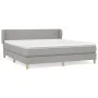 Boxspringbett mit hellgrauer Stoffmatratze 160x200 cm von vidaXL, Betten und Lattenroste - Ref: Foro24-3126653, Preis: 509,30...