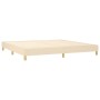 Boxspringbett mit cremefarbener Stoffmatratze 200x200 cm von vidaXL, Betten und Lattenroste - Ref: Foro24-3126834, Preis: 551...