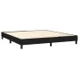 Box spring bed with black fabric mattress 160x200 cm by vidaXL, Beds and slatted bases - Ref: Foro24-3126415, Price: 494,95 €...
