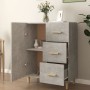 Betongraues Sperrholz-Sideboard 69,5 x 34 x 90 cm von vidaXL, Sideboards - Ref: Foro24-812172, Preis: 81,83 €, Rabatt: %