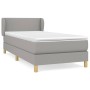 Boxspringbett mit hellgrauer Stoffmatratze 90x200 cm von vidaXL, Betten und Lattenroste - Ref: Foro24-3126613, Preis: 310,75 ...