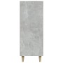 Betongraues Sperrholz-Sideboard 69,5 x 34 x 90 cm von vidaXL, Sideboards - Ref: Foro24-812172, Preis: 81,83 €, Rabatt: %