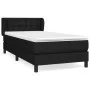 Box spring bed with black fabric mattress 90x200 cm by vidaXL, Beds and slatted bases - Ref: Foro24-3126535, Price: 295,26 €,...
