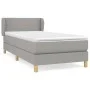 Box spring bed with light gray fabric mattress 80x200 cm by vidaXL, Beds and slatted bases - Ref: Foro24-3126597, Price: 282,...