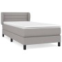Boxspringbett mit hellgrauer Stoffmatratze 80x200 cm von vidaXL, Betten und Lattenroste - Ref: Foro24-3126277, Preis: 289,25 ...