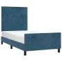Dark blue velvet bed frame with headboard 80x200 cm by vidaXL, Beds and slatted bases - Ref: Foro24-3125603, Price: 134,49 €,...