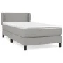 Box spring bed with light gray fabric mattress 80x200 cm by vidaXL, Beds and slatted bases - Ref: Foro24-3126037, Price: 276,...