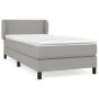 Boxspringbett mit hellgrauer Stoffmatratze 80x200 cm von vidaXL, Betten und Lattenroste - Ref: Foro24-3126037, Preis: 282,60 ...