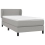 Boxspringbett mit hellgrauer Stoffmatratze 80x200 cm von vidaXL, Betten und Lattenroste - Ref: Foro24-3126037, Preis: 282,60 ...