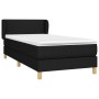 Box spring bed with black fabric mattress 90x200 cm by vidaXL, Beds and slatted bases - Ref: Foro24-3126615, Price: 305,46 €,...