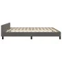 Dark gray velvet bed frame with headboard 180x200 cm by vidaXL, Beds and slatted bases - Ref: Foro24-3125648, Price: 223,15 €...