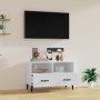 Weißer TV-Schrank aus Sperrholz, 80 x 36 x 50 cm von vidaXL, TV-Möbel - Ref: Foro24-812591, Preis: 50,34 €, Rabatt: %