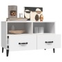 Weißer TV-Schrank aus Sperrholz, 80 x 36 x 50 cm von vidaXL, TV-Möbel - Ref: Foro24-812591, Preis: 50,34 €, Rabatt: %