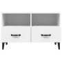Weißer TV-Schrank aus Sperrholz, 80 x 36 x 50 cm von vidaXL, TV-Möbel - Ref: Foro24-812591, Preis: 50,34 €, Rabatt: %