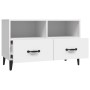 Weißer TV-Schrank aus Sperrholz, 80 x 36 x 50 cm von vidaXL, TV-Möbel - Ref: Foro24-812591, Preis: 50,34 €, Rabatt: %