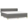 Boxspringbett mit dunkelgrauer Stoffmatratze 180x200 cm von vidaXL, Betten und Lattenroste - Ref: Foro24-3127062, Preis: 621,...