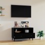 Schwarzer TV-Schrank aus Sperrholz, 80 x 36 x 50 cm von vidaXL, TV-Möbel - Ref: Foro24-812592, Preis: 65,74 €, Rabatt: %