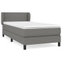 Boxspringbett mit dunkelgrauer Stoffmatratze 100x200 cm von vidaXL, Betten und Lattenroste - Ref: Foro24-3126142, Preis: 329,...