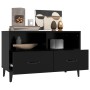 Schwarzer TV-Schrank aus Sperrholz, 80 x 36 x 50 cm von vidaXL, TV-Möbel - Ref: Foro24-812592, Preis: 65,74 €, Rabatt: %