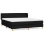 Boxspringbett mit schwarzer Stoffmatratze 160x200 cm von vidaXL, Betten und Lattenroste - Ref: Foro24-3126655, Preis: 518,74 ...