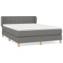 Boxspringbett mit dunkelgrauer Stoffmatratze 140x190 cm von vidaXL, Betten und Lattenroste - Ref: Foro24-3126798, Preis: 502,...
