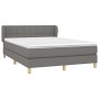 Boxspringbett mit dunkelgrauer Stoffmatratze 140x190 cm von vidaXL, Betten und Lattenroste - Ref: Foro24-3126798, Preis: 502,...