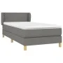 Box spring bed with dark gray fabric mattress 80x200 cm by vidaXL, Beds and slatted bases - Ref: Foro24-3126678, Price: 330,6...