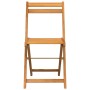 Sillas de terraza plegables 4 uds madera maciza de acacia