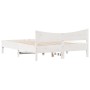 Estructura de cama sin colchón madera maciza de pino 160x200 cm
