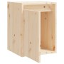 Armario de pared de madera maciza de pino 30x30x40 cm de vidaXL, Estantes y estanterías - Ref: Foro24-813475, Precio: 31,86 €...