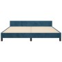 Dark blue velvet bed frame with headboard 180x200 cm by vidaXL, Beds and slatted bases - Ref: Foro24-3125651, Price: 229,59 €...