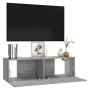 TV-Schrank aus grauem Sonoma-Sperrholz, 100 x 30 x 30 cm von vidaXL, TV-Möbel - Ref: Foro24-815097, Preis: 43,51 €, Rabatt: %