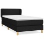 Boxspringbett mit schwarzer Stoffmatratze 90x190 cm von vidaXL, Betten und Lattenroste - Ref: Foro24-3126607, Preis: 317,71 €...