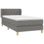 Box spring bed with dark gray fabric mattress 80x200 cm by vidaXL, Beds and slatted bases - Ref: Foro24-3126998, Price: 320,3...