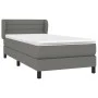 Boxspringbett mit dunkelgrauer Stoffmatratze 90x200 cm von vidaXL, Betten und Lattenroste - Ref: Foro24-3126294, Preis: 311,2...