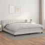 Boxspringbett mit weißer Kunstledermatratze 200x200 cm von vidaXL, Betten und Lattenroste - Ref: Foro24-3127332, Preis: 605,7...