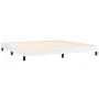 Box spring bed with white synthetic leather mattress 200x200 cm by vidaXL, Beds and slatted bases - Ref: Foro24-3127332, Pric...