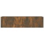 TV-Wandschrank aus geräuchertem Eichensperrholz, 120 x 30 x 30 cm von vidaXL, TV-Möbel - Ref: Foro24-815099, Preis: 50,98 €, ...