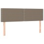 Box spring bed with taupe gray fabric mattress 140x200 cm by vidaXL, Beds and slatted bases - Ref: Foro24-3126729, Price: 430...
