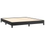 Box spring bed with black synthetic leather mattress 180x200 cm by vidaXL, Beds and slatted bases - Ref: Foro24-3127325, Pric...