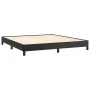 Box spring bed with black synthetic leather mattress 180x200 cm by vidaXL, Beds and slatted bases - Ref: Foro24-3127325, Pric...