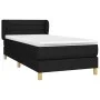 Box spring bed with black fabric mattress 90x200 cm by vidaXL, Beds and slatted bases - Ref: Foro24-3126855, Price: 299,34 €,...
