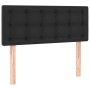 Box spring bed with black synthetic leather mattress 90x190 cm by vidaXL, Beds and slatted bases - Ref: Foro24-3127283, Price...