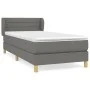 Box spring bed with dark gray fabric mattress 80x200 cm by vidaXL, Beds and slatted bases - Ref: Foro24-3126838, Price: 298,5...
