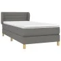 Box spring bed with dark gray fabric mattress 80x200 cm by vidaXL, Beds and slatted bases - Ref: Foro24-3126838, Price: 298,5...
