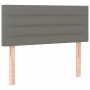 Box spring bed with dark gray fabric mattress 100x200 cm by vidaXL, Beds and slatted bases - Ref: Foro24-3126302, Price: 328,...