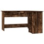 Eckschreibtisch aus Raucheiche-Sperrholz 120x140x75cm von vidaXL, Schreibtische - Ref: Foro24-815384, Preis: 90,90 €, Rabatt: %