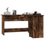 Eckschreibtisch aus Raucheiche-Sperrholz 120x140x75cm von vidaXL, Schreibtische - Ref: Foro24-815384, Preis: 90,90 €, Rabatt: %