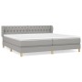 Boxspringbett mit hellgrauer Stoffmatratze 200x200 cm von vidaXL, Betten und Lattenroste - Ref: Foro24-3127069, Preis: 588,80...