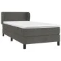 Box spring bed with dark gray velvet mattress 80x200 cm by vidaXL, Beds and slatted bases - Ref: Foro24-3127338, Price: 289,6...